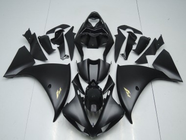 Comprare Carena Moto Yamaha YZF 1000 R1 2009-2011 - Nero Opaco Oro Decal