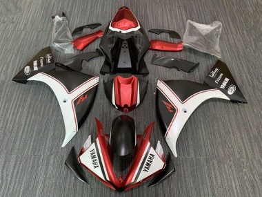 Comprare Carena Moto Yamaha YZF 1000 R1 2009-2011 - Bianco Rosso Nero Opaco