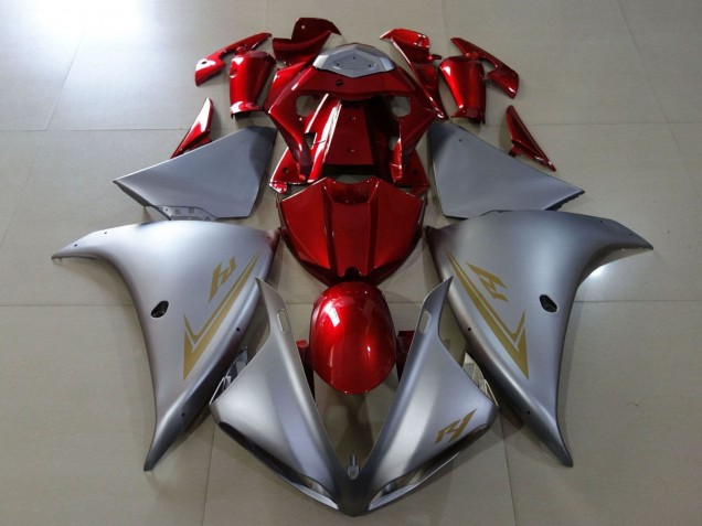 Comprare Carena Moto Yamaha YZF 1000 R1 2009-2011 - Argento Rosso