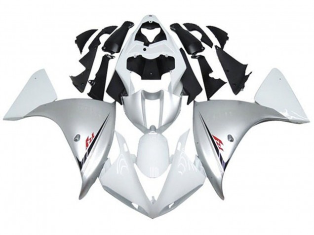 Comprare Carena Moto Yamaha YZF 1000 R1 2009-2011 - Bianco Argento Nero