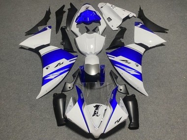 Comprare Carena Moto Yamaha YZF 1000 R1 2009-2011 - Bianco Blu Argento Nero Banda