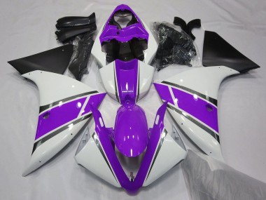 Comprare Carena Moto Yamaha YZF 1000 R1 2009-2011 - Bianco Viola Nero