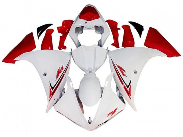 Comprare Carena Moto Yamaha YZF 1000 R1 2009-2011 - Bianco Rosso
