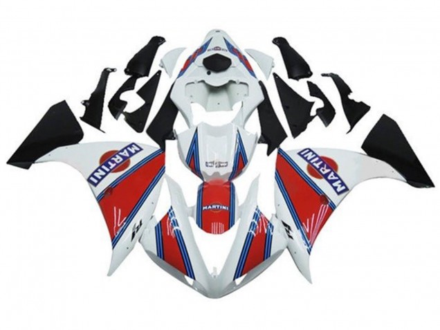 Comprare Carena Moto Yamaha YZF 1000 R1 2009-2011 - Bianco Rosso Blu Nero Martini