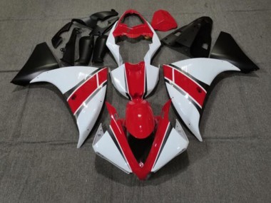 Comprare Carena Moto Yamaha YZF 1000 R1 2012-2014 - Rosso Bianco Nero Opaco