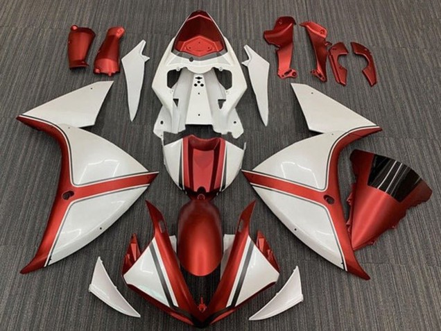 Comprare Carena Moto Yamaha YZF 1000 R1 2012-2014 - Bianco Arancia