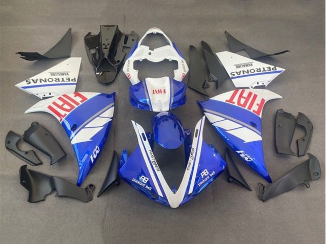 Comprare Carena Moto Yamaha YZF 1000 R1 2012-2014 - Bianco Blu Rosso Fiat