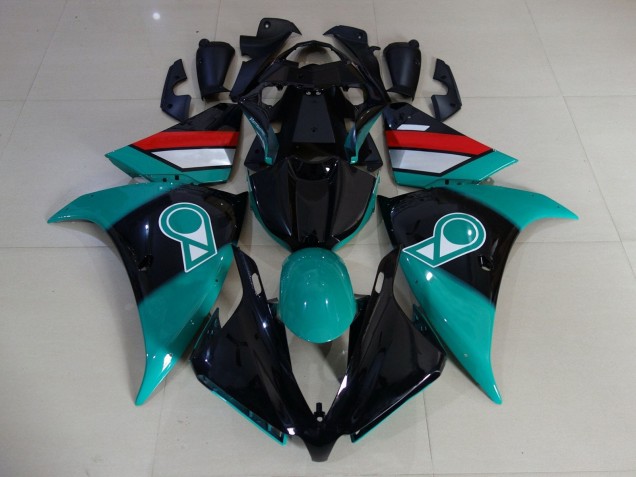 Comprare Carena Moto Yamaha YZF 1000 R1 2012-2014 - Nero Lucido Verde Bianco Rosso