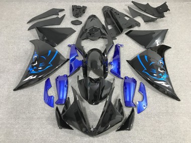 Comprare Carena Moto Yamaha YZF 1000 R1 2012-2014 - Nero Lucido Blu Panther
