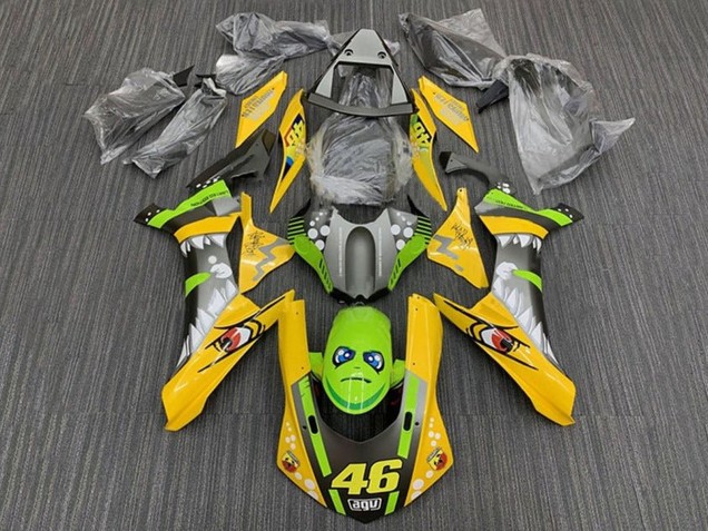 Comprare Carena Moto Yamaha YZF 1000 R1 2015-2019 - Giallo Verde Squalo 46