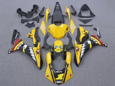 Comprare Carena Moto Yamaha YZF 1000 R1 2015-2019 - Giallo Rosso Squalo