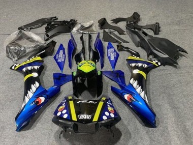 Comprare Carena Moto Yamaha YZF 1000 R1 2015-2019 - Blu Giallo Nero Squalo
