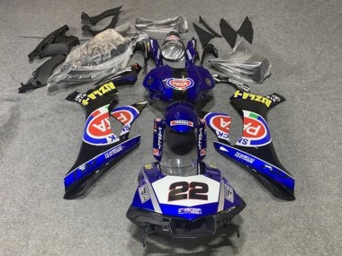 Comprare Carena Moto Yamaha YZF 1000 R1 2015-2019 - Blu Bianco Nero Rosso Pata 22