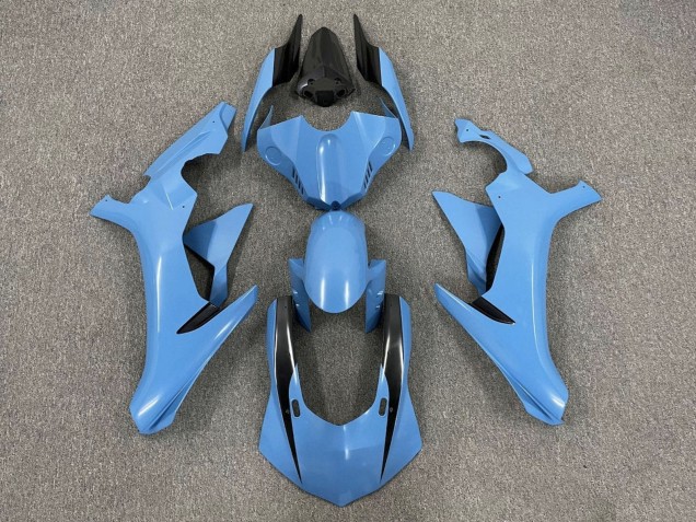 Comprare Carena Moto Yamaha YZF 1000 R1 2015-2019 - Azzurro Chiaro Nero Lucido