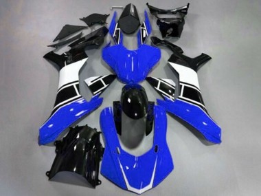 Comprare Carena Moto Yamaha YZF 1000 R1 2015-2019 - Blu Bianco Nero Lucido