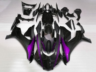 Comprare Carena Moto Yamaha YZF 1000 R1 2015-2019 - Falso Fibra di Carbonio Viola