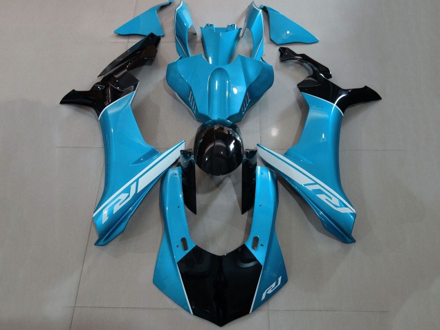 Comprare Carena Moto Yamaha YZF 1000 R1 2015-2019 - Blu Argento Nero Lucido