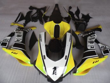 Comprare Carena Moto Yamaha YZF 1000 R1 2015-2019 - Giallo Bianco Nero