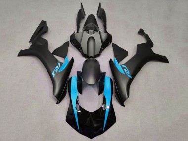 Comprare Carena Moto Yamaha YZF 1000 R1 2015-2019 - Nero Opaco Nero Lucido Azzurro Chiaro