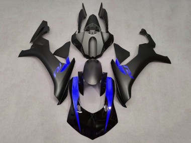 Comprare Carena Moto Yamaha YZF 1000 R1 2015-2019 - Nero Opaco Nero Lucido Blu