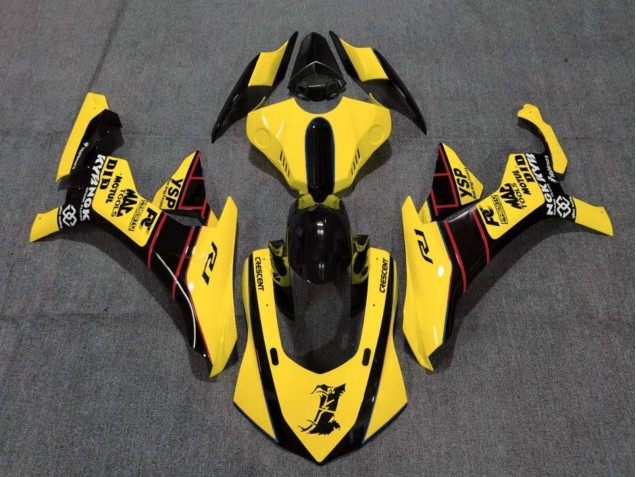 Comprare Carena Moto Yamaha YZF 1000 R1 2015-2019 - Giallo Rosso Nero