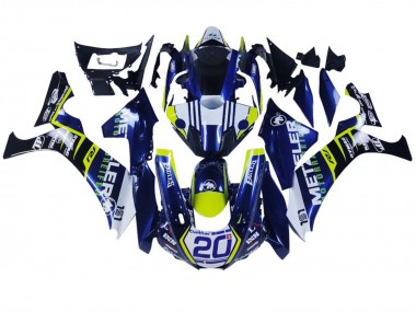 Comprare Carena Moto Yamaha YZF 1000 R1 2020-2025 - Bianco Blu Giallo Nero
