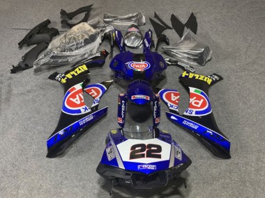 Comprare Carena Moto Yamaha YZF 1000 R1 2020-2025 - Blu Bianco Nero Rosso Pata