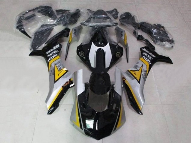 Comprare Carena Moto Yamaha YZF 1000 R1 2020-2025 - Argento Giallo Nero Lucido