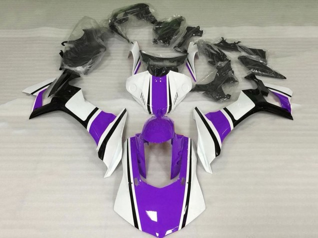 Comprare Carena Moto Yamaha YZF 1000 R1 2020-2025 - Bianco Viola Nero Lucido