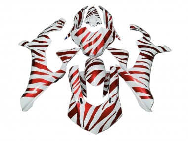 Comprare Carena Moto Yamaha YZF 1000 R1 2020-2025 - Bianco Rosso Zebra