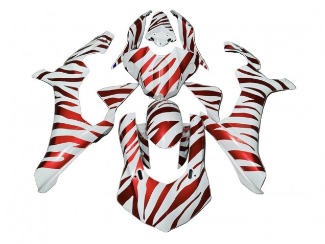 Comprare Carena Moto Yamaha YZF 1000 R1 2020-2025 - Bianco Rosso Zebra