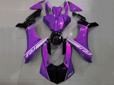 Comprare Carena Moto Yamaha YZF 1000 R1 2020-2025 - Viola Argento Nero Lucido