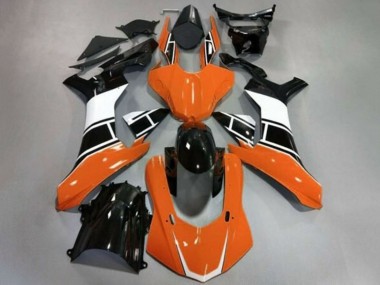 Comprare Carena Moto Yamaha YZF 1000 R1 2020-2025 - Arancia Bianco Nero Lucido