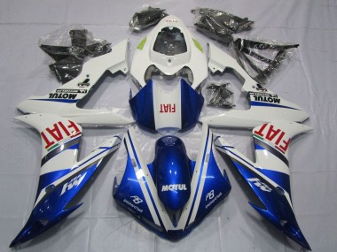 Comprare Carena Moto Yamaha YZF 1000 R1 2004-2006 - Bianco Blu Rosso Fiat Motul