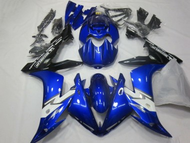 Comprare Carena Moto Yamaha YZF 1000 R1 2004-2006 - Blu Bianco Nero Lucido