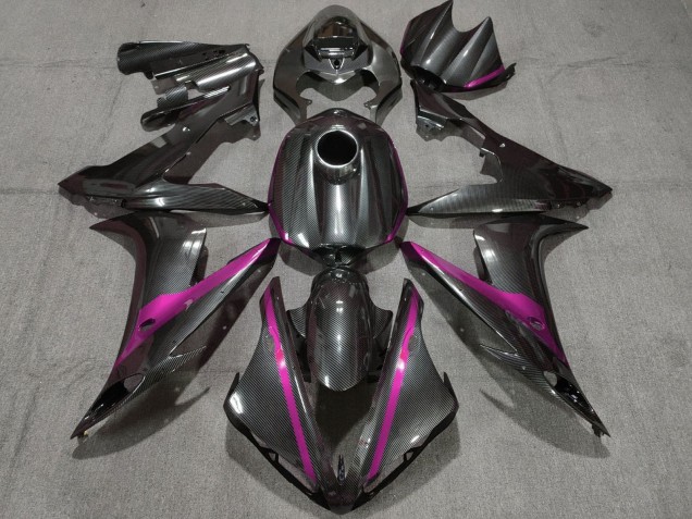 Comprare Carena Moto Yamaha YZF 1000 R1 2004-2006 - Fibra di Carbonio Stile Rosa