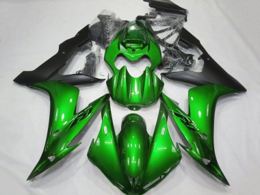 Comprare Carena Moto Yamaha YZF 1000 R1 2004-2006 - Verde Nero Opaco
