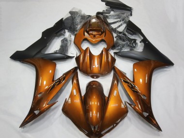 Comprare Carena Moto Yamaha YZF 1000 R1 2004-2006 - Arancia Nero Opaco