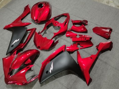 Comprare Carena Moto Yamaha YZF 1000 R1 2004-2006 - Rosso Nero Opaco