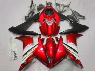 Comprare Carena Moto Yamaha YZF 1000 R1 2004-2006 - Rosso Bianco Nero Opaco