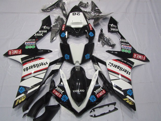 Comprare Carena Moto Yamaha YZF 1000 R1 2007-2008 - Nero Lucido Bianco Rosso Blu Volvo Sterilgarda Fimer