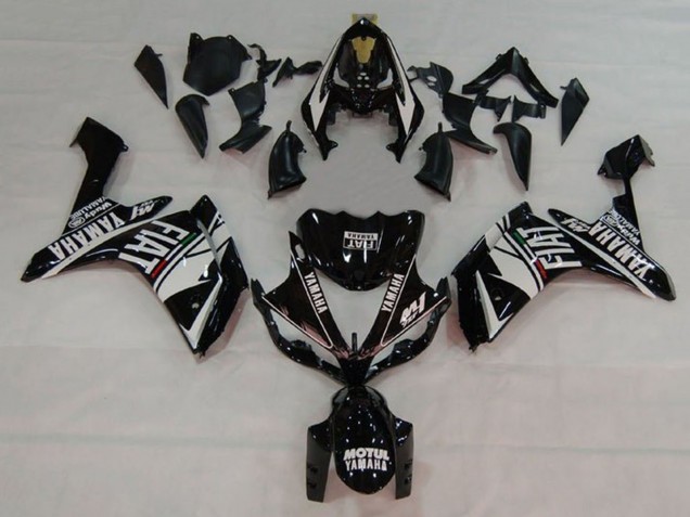 Comprare Carena Moto Yamaha YZF 1000 R1 2007-2008 - Bianco Nero Fiat