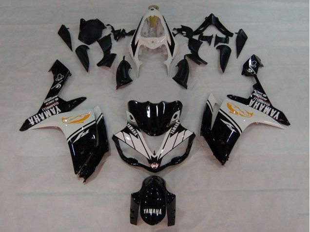 Comprare Carena Moto Yamaha YZF 1000 R1 2007-2008 - Bianco Nero Arancia Dolphin