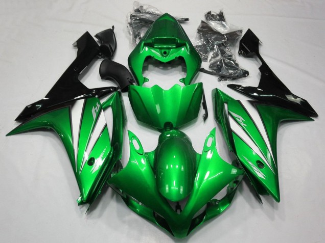 Comprare Carena Moto Yamaha YZF 1000 R1 2007-2008 - Verde Bianco Nero
