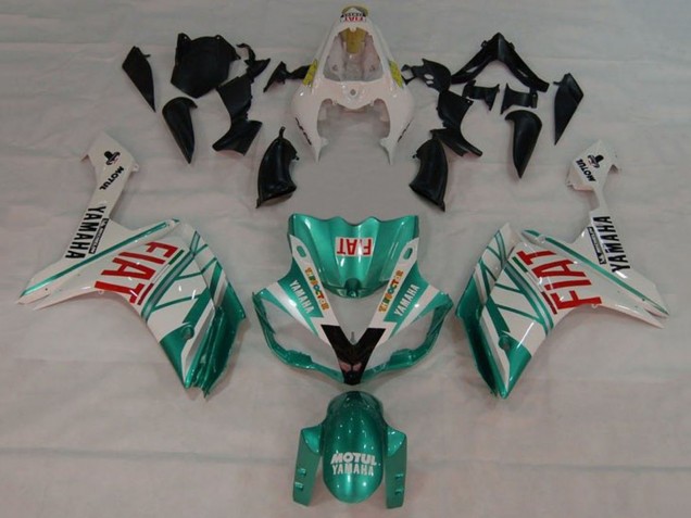 Comprare Carena Moto Yamaha YZF 1000 R1 2007-2008 - Bianco Verde Rosso Fiat