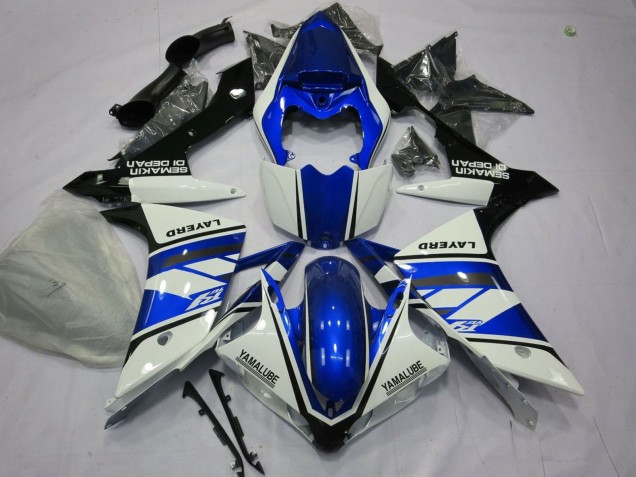 Comprare Carena Moto Yamaha YZF 1000 R1 2007-2008 - Bianco Blu Nero Layerd