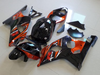 Comprare Carena Moto Suzuki GSXR 600 / GSXR 750 2004-2005 - Nero Lucido Arancia