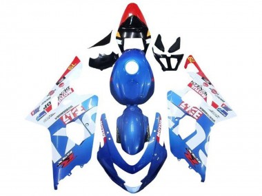 Comprare Carena Moto Suzuki GSXR 600 / GSXR 750 2004-2005 - Blu Bianco Rosso Motul