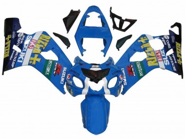 Comprare Carena Moto Suzuki GSXR 600 / GSXR 750 2004-2005 - Blu Verde Nero Giallo Rizla