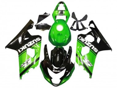 Comprare Carena Moto Suzuki GSXR 600 / GSXR 750 2004-2005 - Verde Nero Bianco